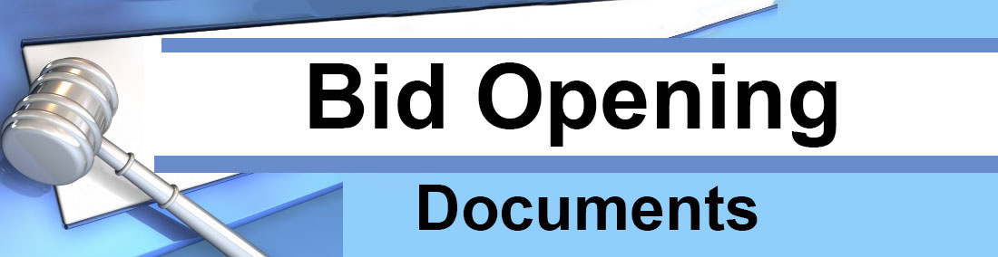 Bid Opening Documents