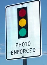 photo enforced sign